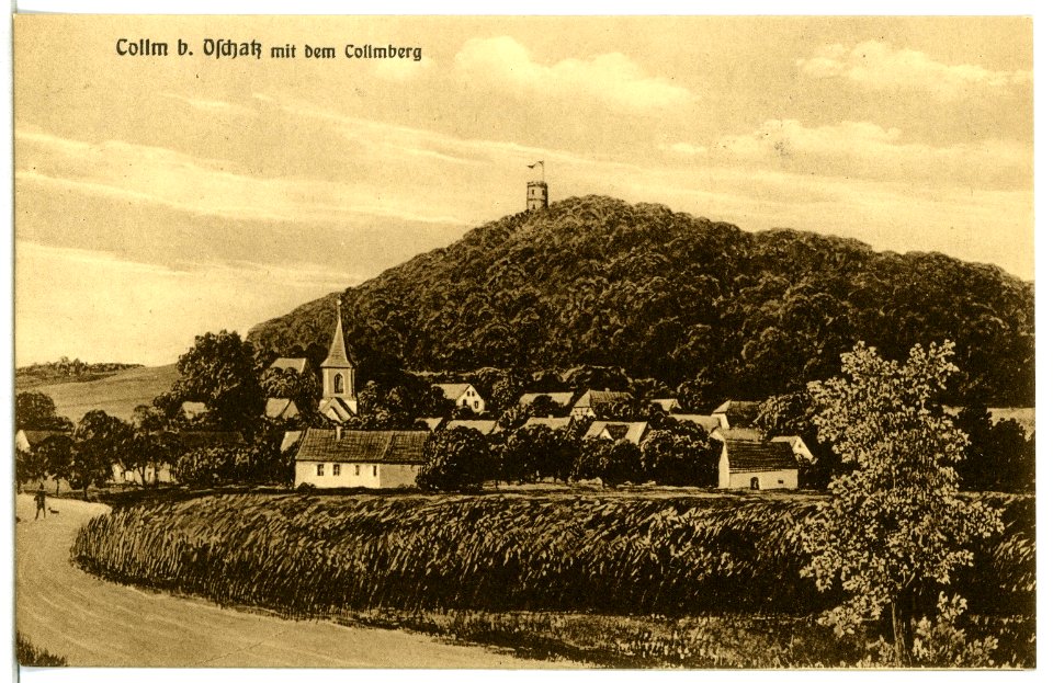 12064-Collm-1910-Blick auf Collm und den Collmberg-Brück & Sohn Kunstverlag
