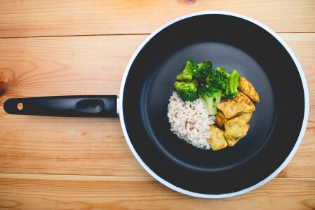 Cooking chef rice