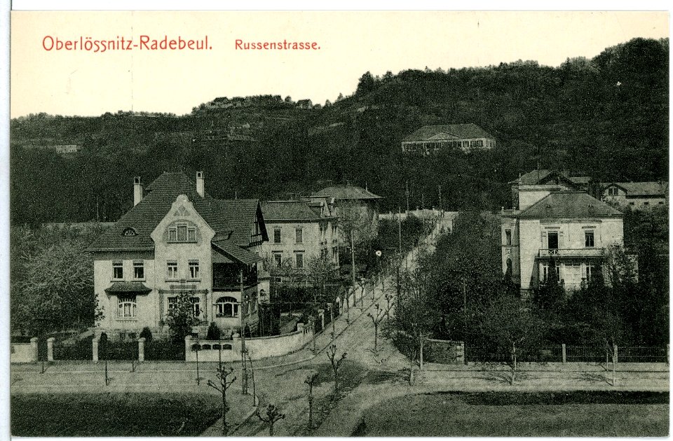10870-Radebeul-1909-Russenstraße - Oberlößnitz-Brück & Sohn Kunstverlag