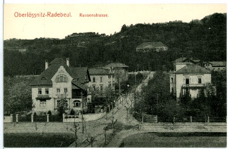 10870-Radebeul-1909-Russenstraße - Oberlößnitz-Brück & Sohn Kunstverlag