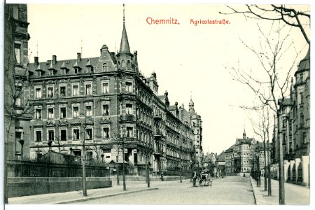 12158-Chemnitz-1910-Agricolastraße-Brück & Sohn Kunstverlag
