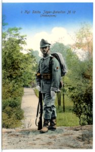 13157--1911-1. Königlich Sächsisches Jäger-Bataillon Nr. 12-Brück & Sohn Kunstverlag