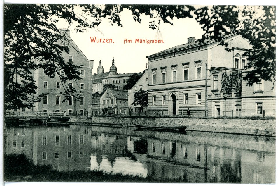 12278-Wurzen-1910-Am Mühlgraben-Brück & Sohn Kunstverlag