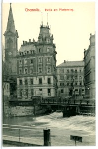 12156-Chemnitz-1910-Partie am Pfortensteg-Brück & Sohn Kunstverlag