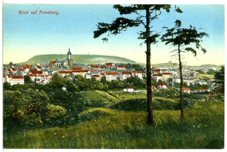 13196-Annaberg-1911-Blick auf Annaberg-Brück & Sohn Kunstverlag
