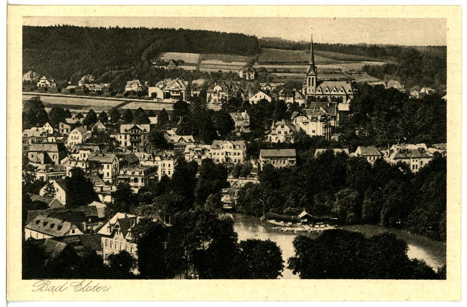 20525-Bad Elster-1917-Blick auf Bad Elster-Brück & Sohn Kunstverlag