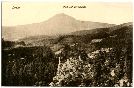 21300-Oybin-1919-Blick auf die Lausche-Brück & Sohn Kunstverlag