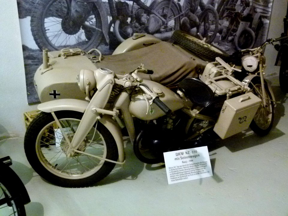 DKW NZ-350 mit Seitenwagen 1944 Fahrzeugmuseum Chemnitz