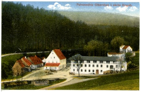 21298-Olbernhau-1919-Pulvermühle-Brück & Sohn Kunstverlag