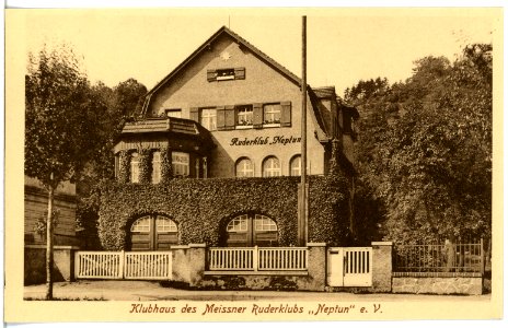 20894-Meißen-1918-Ruderklub "Neptun" - Klubhaus-Brück & Sohn Kunstverlag