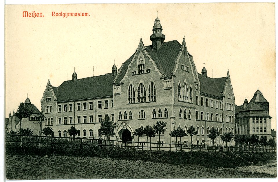 10853-Meißen-1909-Realgymnasium-Brück & Sohn Kunstverlag