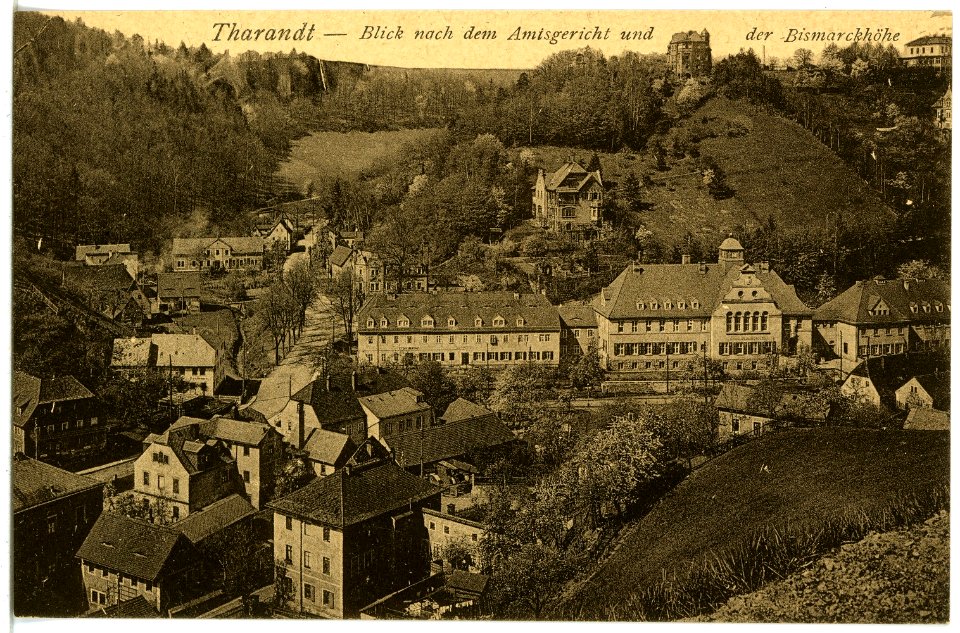 21715-Tharandt-1920-Blick auf Tharandt-Brück & Sohn Kunstverlag
