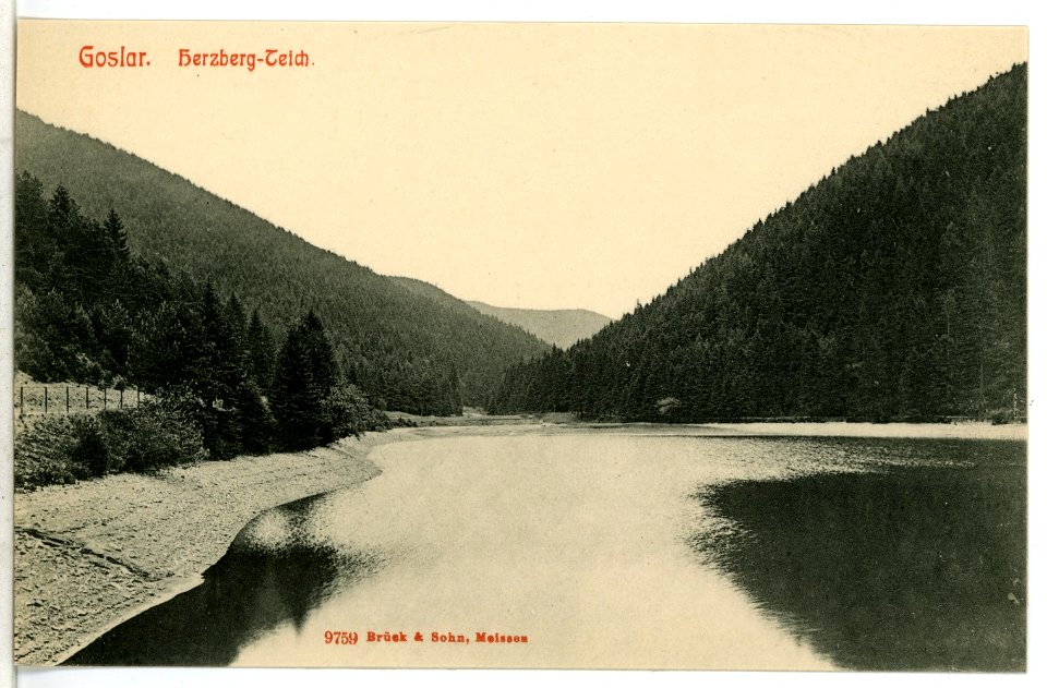 09759-Goslar-1908-Herzberg Teich-Brück & Sohn Kunstverlag