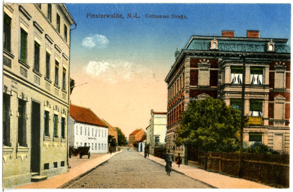20937-Finsterwalde-1918-Cottbuser Straße-Brück & Sohn Kunstverlag