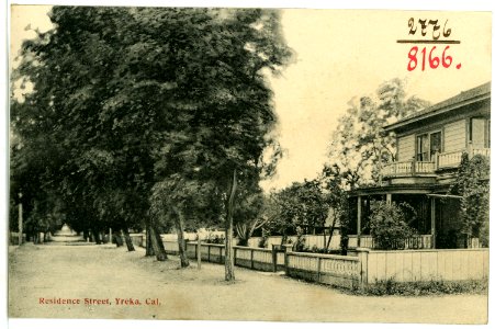 08166-Yreka, Cal.-1906-Residence Street-Brück & Sohn Kunstverlag