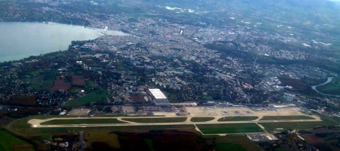 Geneva airport from air 2