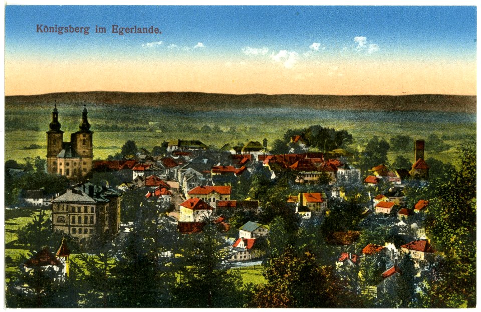20677-Königsberg a. d. Eger-1917-Blick auf Königsberg-Brück & Sohn Kunstverlag