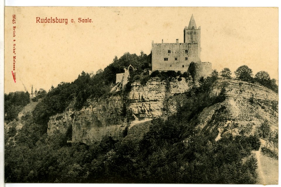 08645-Saaleck-1907-Rudelsburg-Brück & Sohn Kunstverlag