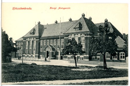 12016-Kötzschenbroda-1910-Amtsgericht-Brück & Sohn Kunstverlag