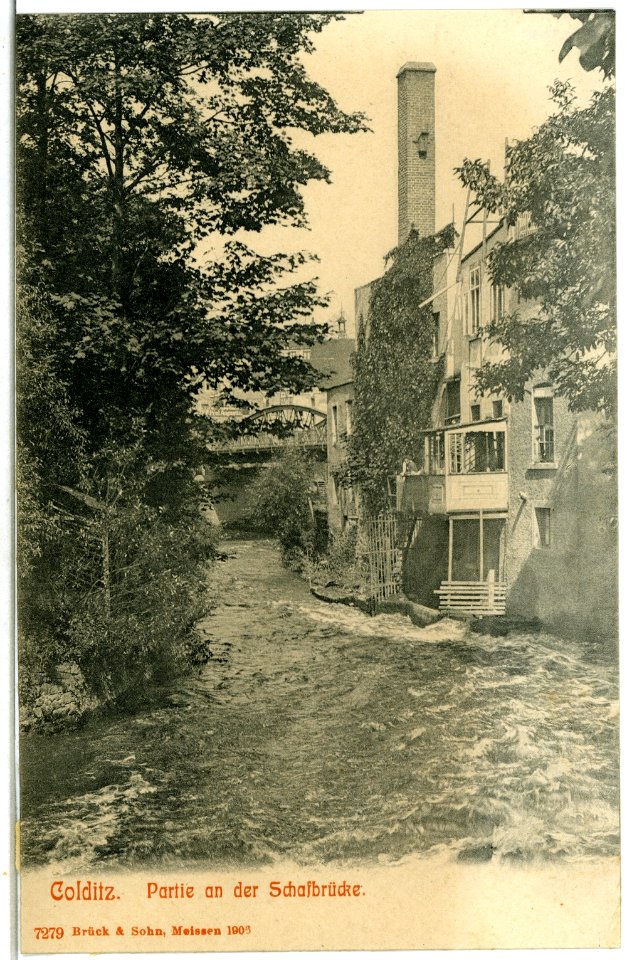 07279-Colditz-1906-Schafbrücke-Brück & Sohn Kunstverlag