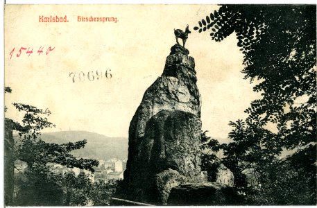 11629-Karlsbad-1910-Hirschensprung-Brück & Sohn Kunstverlag