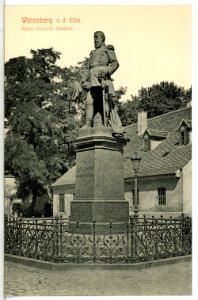12913-Wittenberg-1911-Kaiser Friedrich Denkmal-Brück & Sohn Kunstverlag