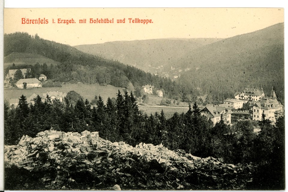 11882-Bärenfels-1910-mit Hofehübel und Tellkoppe-Brück & Sohn Kunstverlag