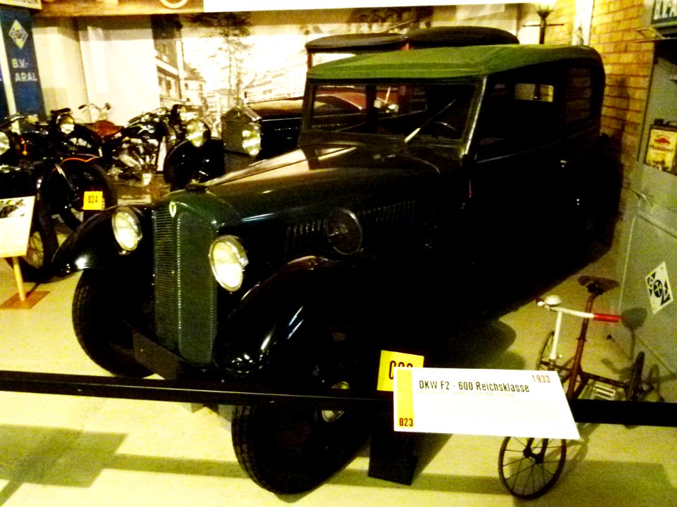 DKW F2 600 Reichsklasse Fahrzeugmuseum Chemnitz