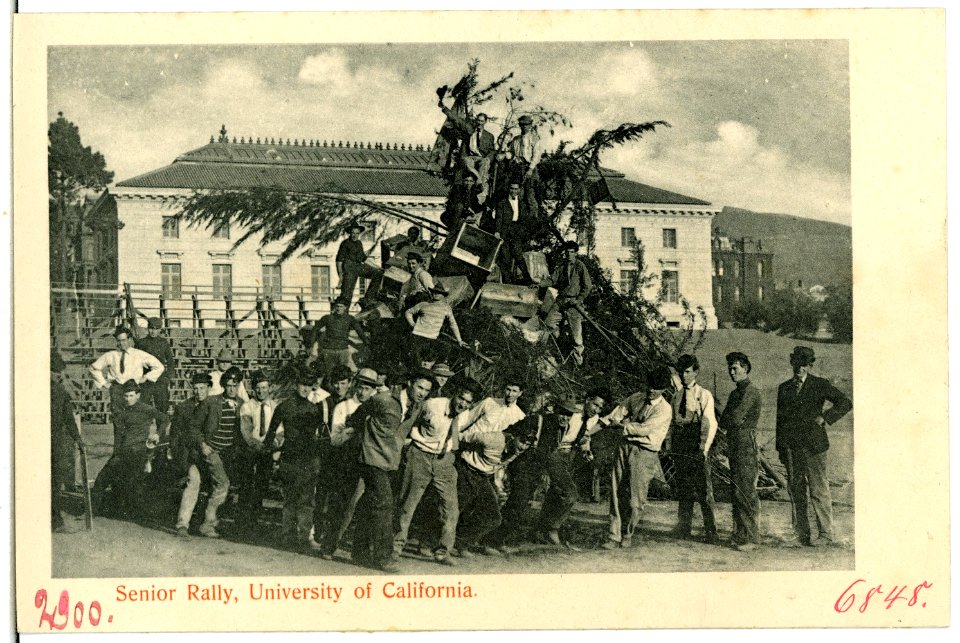 06848-Kalifornien-1905-Senior Rally, University of California-Brück & Sohn Kunstverlag