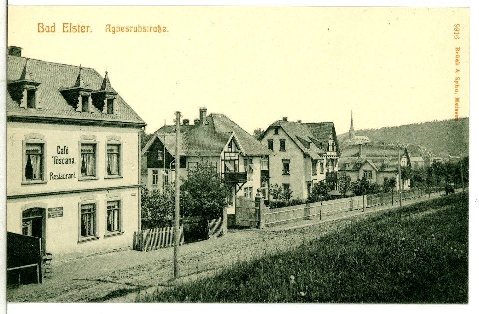 09916-Bad Elster-1908-Agnesruhstraße-Brück & Sohn Kunstverlag