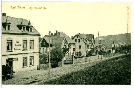 09916-Bad Elster-1908-Agnesruhstraße-Brück & Sohn Kunstverlag