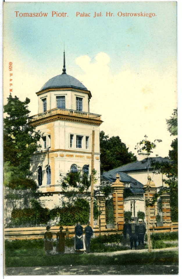 06858-Tomaszow-1905-Palac Jul. Hr. Ostrrowskiego-Brück & Sohn Kunstverlag
