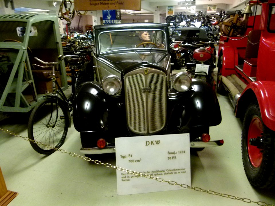 DKW F4 1934 Fahrzeugmuseum Chemnitz