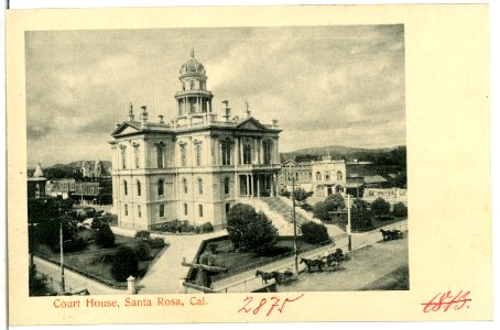 06813-Santa Rosa-1905-Court House-Brück & Sohn Kunstverlag