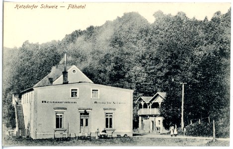20182-Hetzdorf (Flöhatal)-1916-Restauration Hetzdorfer Schweiz - Flöhatal-Brück & Sohn Kunstverlag
