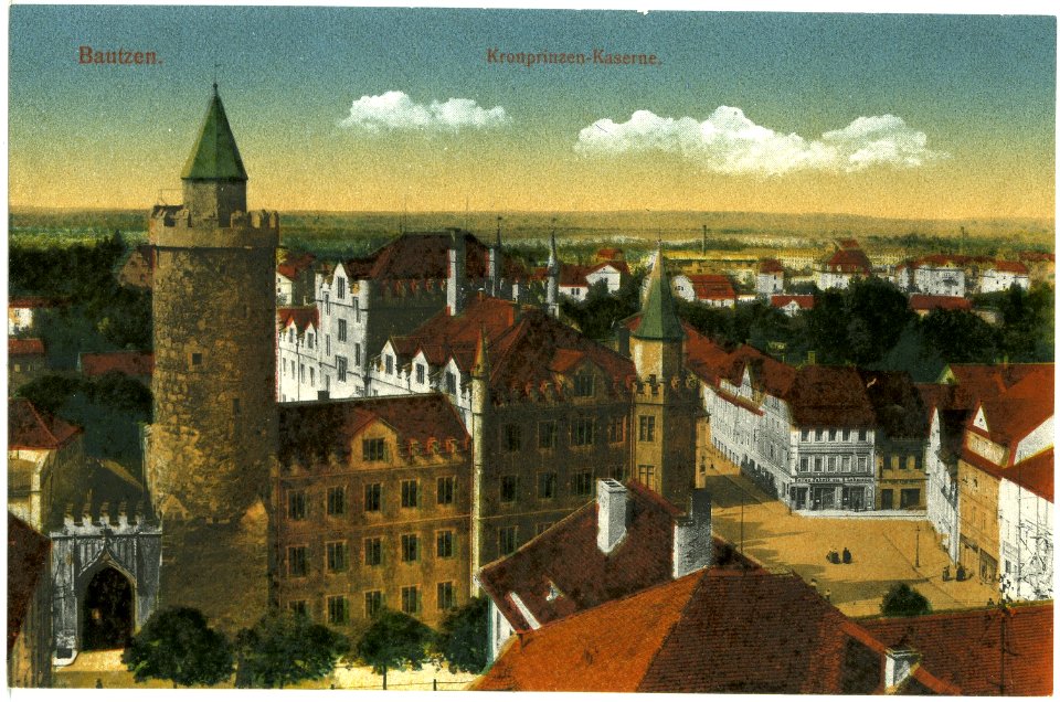 18143-Bautzen-1914-Kronprinzenkaserne-Brück & Sohn Kunstverlag