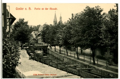 09756-Goslar-1908-an der Abzucht-Brück & Sohn Kunstverlag
