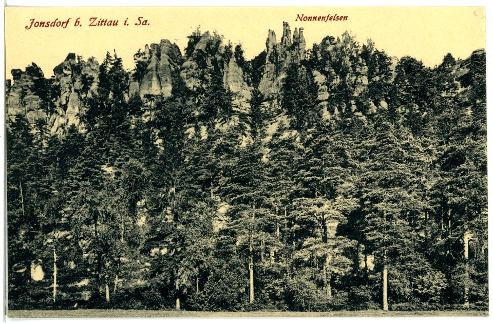 21322-Jonsdorf-1919-Nonnenfelsen-Brück & Sohn Kunstverlag