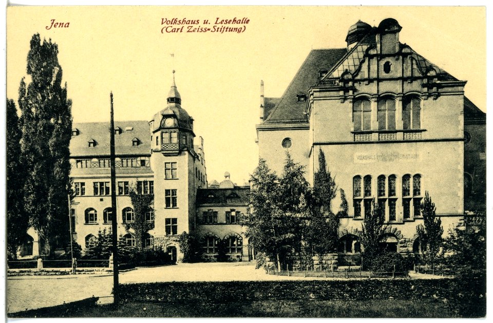 21239-Jena-1919-Volkshaus und Lesehalle-Brück & Sohn Kunstverlag