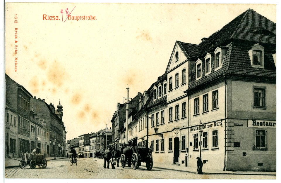 09333-Riesa-1907-Hauptstraße-Brück & Sohn Kunstverlag