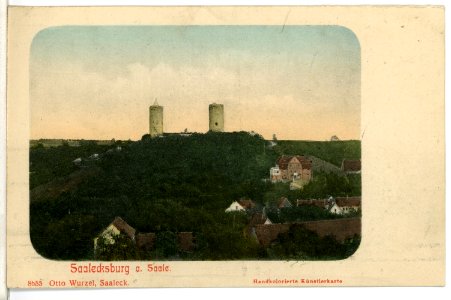 08655-Saaleck-1907-Saalecksburg-Brück & Sohn Kunstverlag