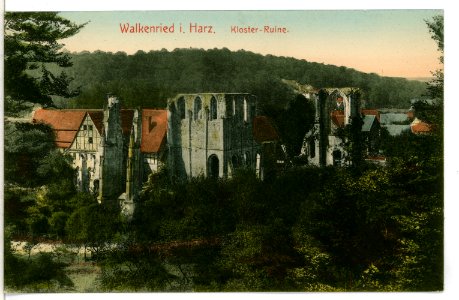 09251-Walkenried-1907-Klosterruine-Brück & Sohn Kunstverlag