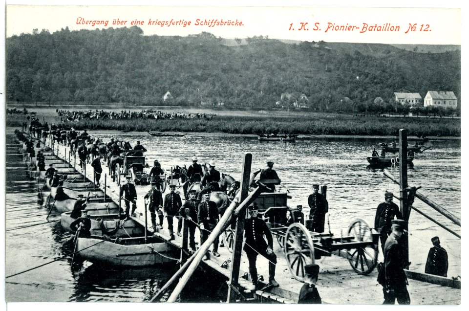 12363--1910-Pionier-Bataillon Nr. 12-Brück & Sohn Kunstverlag