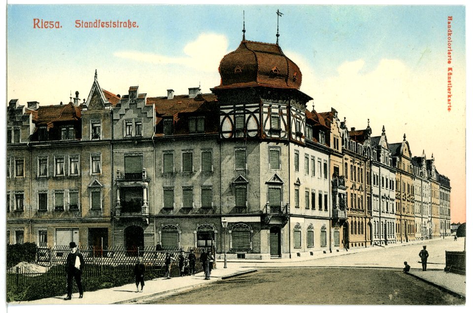 09334-Riesa-1907-Standfeststraße-Brück & Sohn Kunstverlag