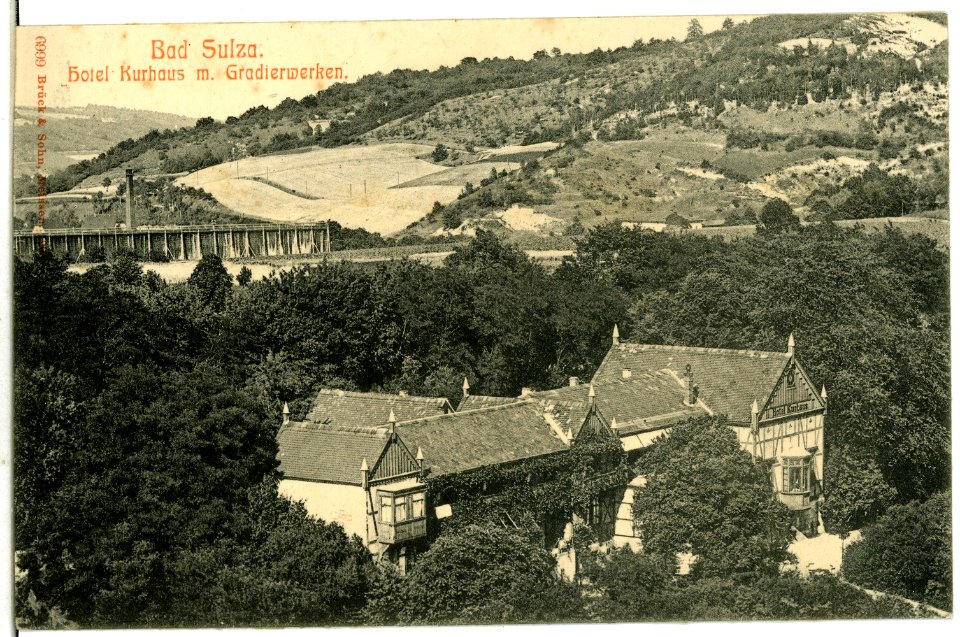 06999-Bad Sulza-1906-Hotel Kurhaus mit Gradierwerken-Brück & Sohn Kunstverlag