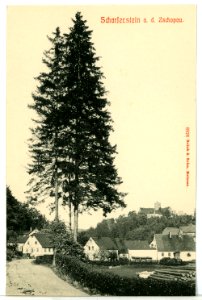 08876-Scharfenstein-1907-Blick auf Scharfenstein-Brück & Sohn Kunstverlag