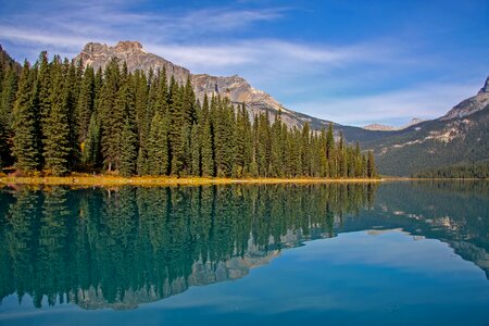 Snow waters landscape