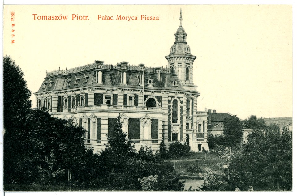 06854-Tomaszow-1905-Palac Moryca Piesza-Brück & Sohn Kunstverlag