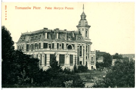 06854-Tomaszow-1905-Palac Moryca Piesza-Brück & Sohn Kunstverlag