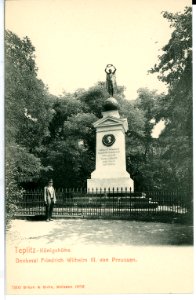 07809-Teplitz-1906-Königshöhe - Denkmal Friedrich-Wilhelms III. von Preußen-Brück & Sohn Kunstverlag